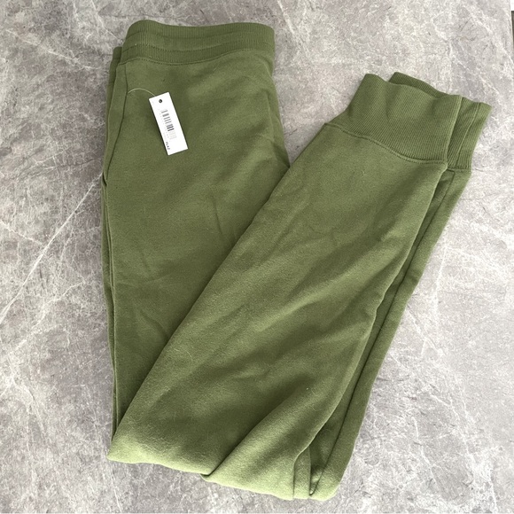 Green Joggers with Pockets - Picture 1 of 7
